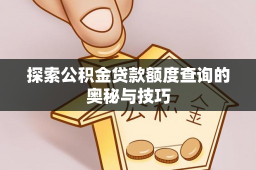 新乐探索公积金贷款额度查询的奥秘与技巧